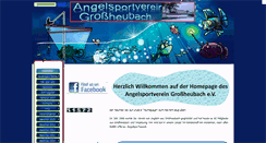 Desktop Screenshot of angelsportverein-grossheubach.de